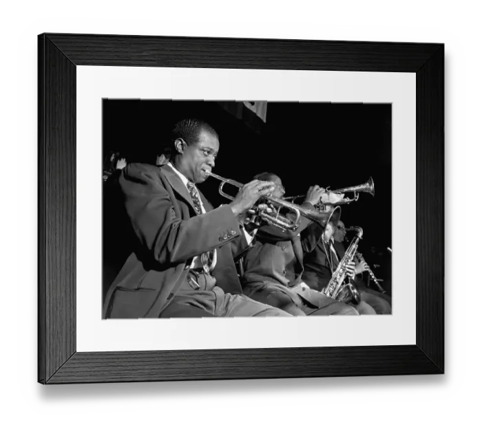 Framed Print : Louis Armstrong and Roy Eldridge Performing Framed Print : Louis Armstrong and Roy Eldridge Performing