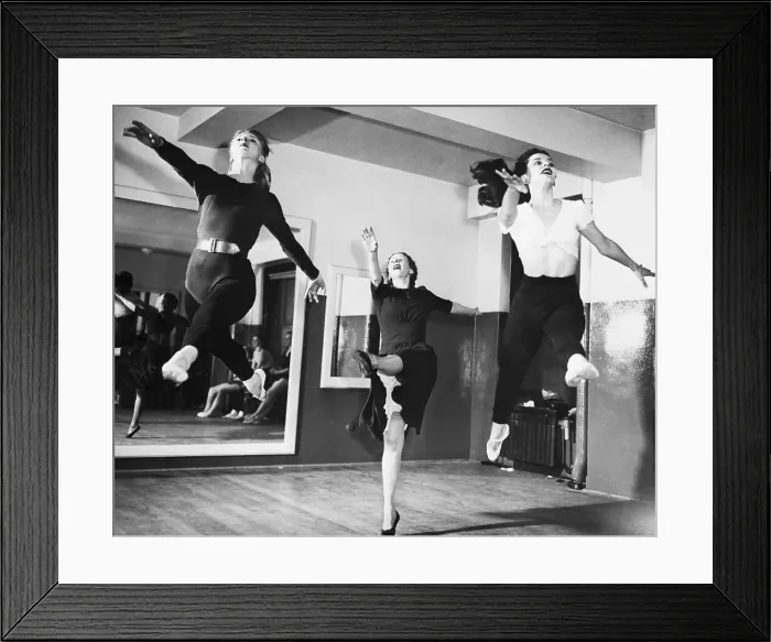 Framed Print : Agnes Demille Ballet Dancing With Two Framed Print : Agnes Demille Ballet Dancing With Two
