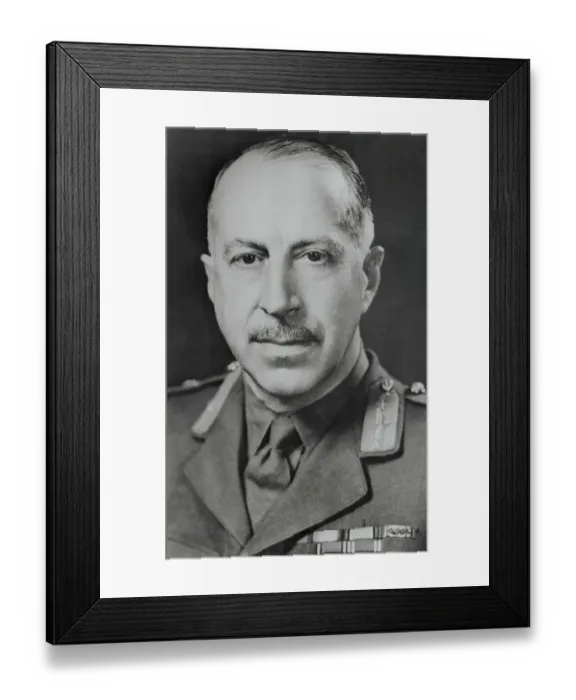 Framed Print : Portrait of Lieutenant General H. D. G. Crerar Framed Print : Portrait of Lieutenant General H. D. G. Crerar