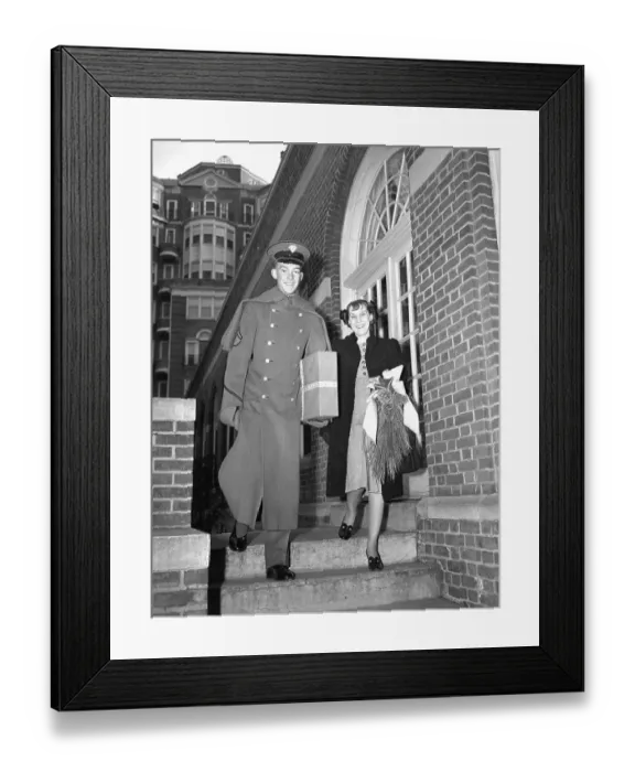 Framed Print : John and Mamie Eisenhower Framed Print : John and Mamie Eisenhower
