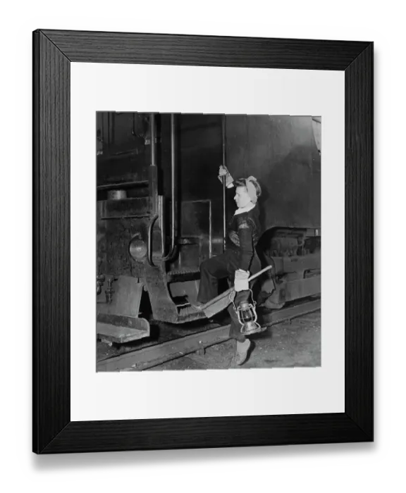 Framed Print : Woman Firefighter