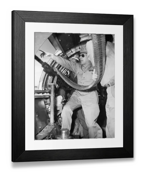 Framed Print : Douglas MacArthur Pointing Framed Print : Douglas MacArthur Pointing