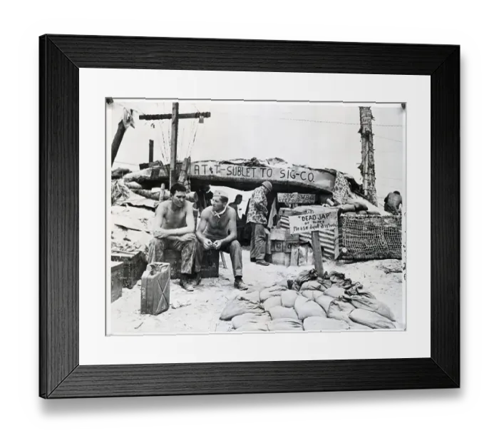 Framed Print : Soldiers At Naval Hospital To Recovery Framed Print : Soldiers At Naval Hospital To Recovery