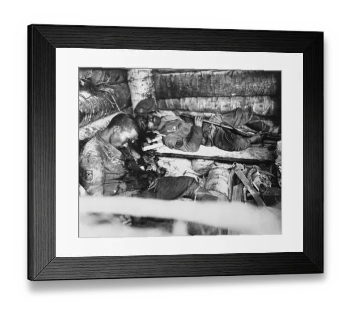 Framed Print : Japanese Soldiers Prepare For Suicide Framed Print : Japanese Soldiers Prepare For Suicide
