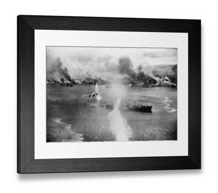 Framed Print : Battle in South Pacific Framed Print : Battle in South Pacific