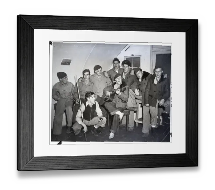 Framed Print : Marines Singing In Group Framed Print : Marines Singing In Group