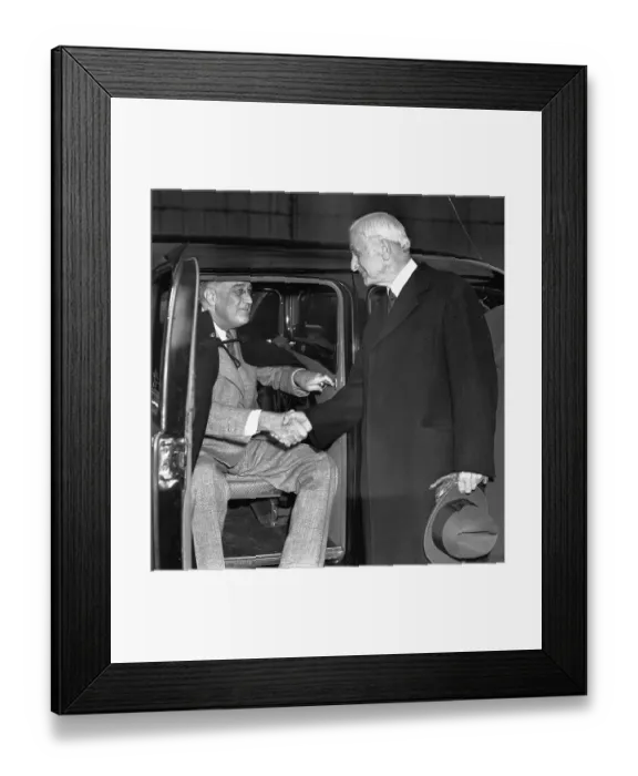 Framed Print : President Roosevelt and Cordell Hull Framed Print : President Roosevelt and Cordell Hull