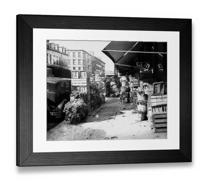 Framed Print : Empty Market Framed Print : Empty Market