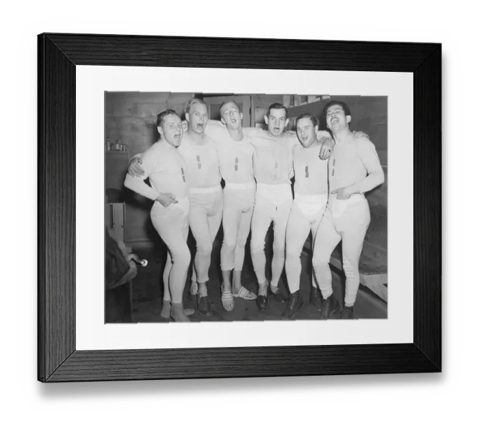 Framed Print : Soldiers Model Underwear Framed Print : Soldiers Model Underwear
