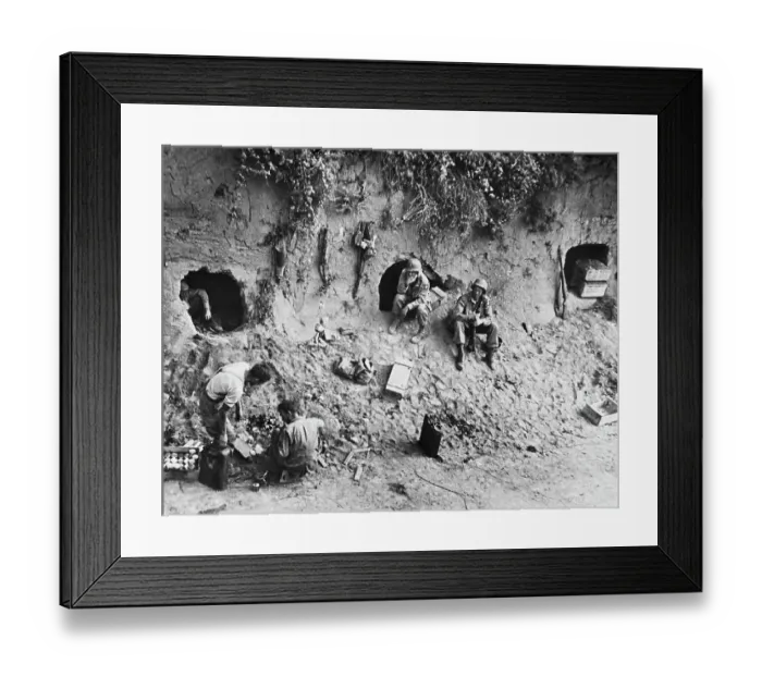 Framed Print : American Troops in Campania Framed Print : American Troops in Campania