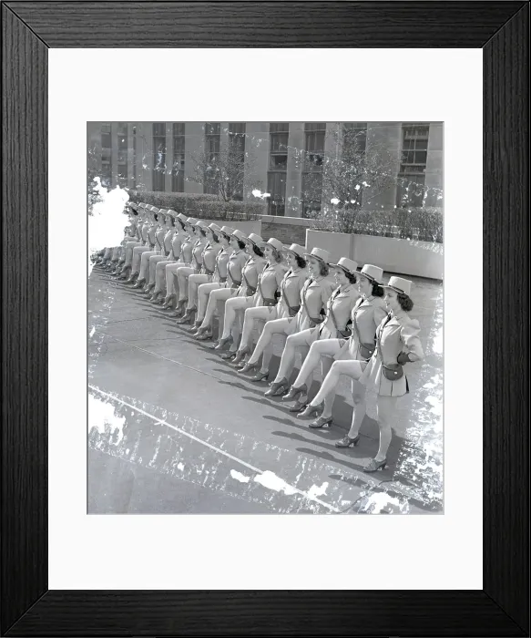Framed Print : Rockettes Performing Special Routine Framed Print : Rockettes Performing Special Routine