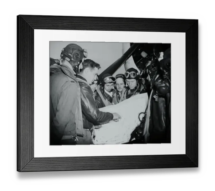 Framed Print : Captain and Colonel Giving Instructions Framed Print : Captain and Colonel Giving Instructions