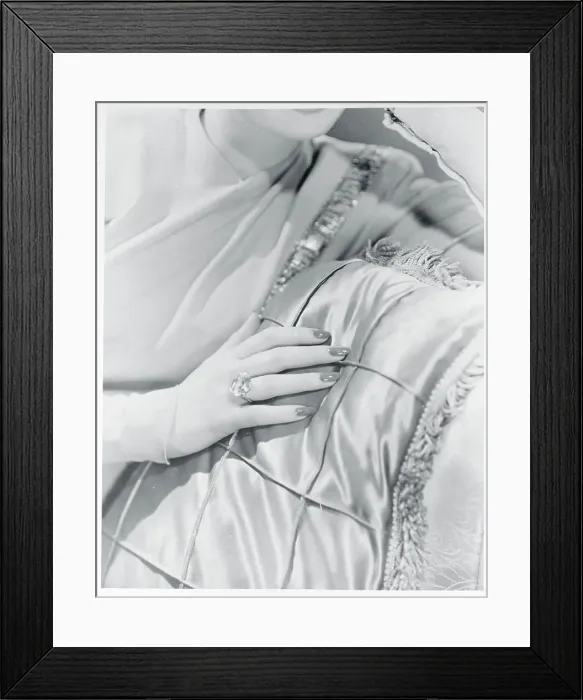 Framed Print : View of Poised and Ring Worn Hand of Lucille Ball Framed Print : View of Poised and Ring Worn Hand of Lucille Ball