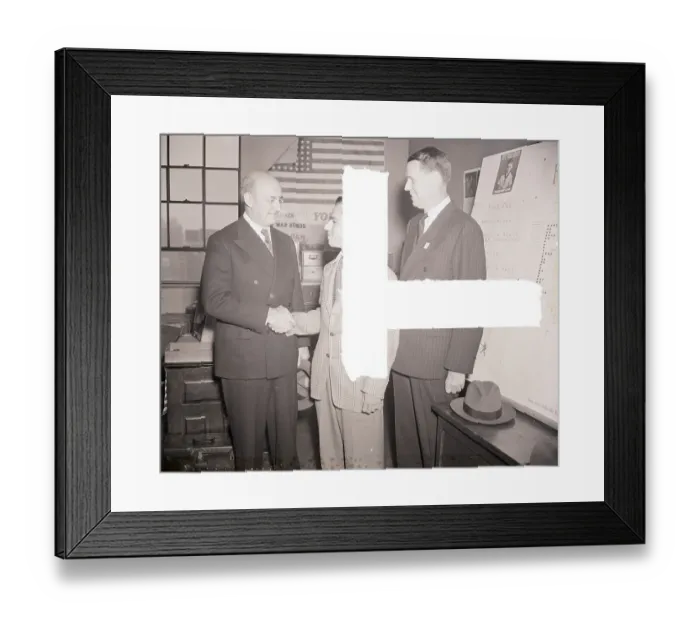 Framed Print : Members of WWII Finance Committee Framed Print : Members of WWII Finance Committee