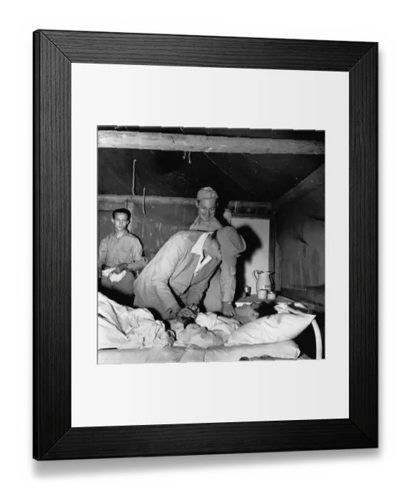 Framed Print : First Lady Eleanor Roosevelt Visiting Field Hospital Framed Print : First Lady Eleanor Roosevelt Visiting Field Hospital