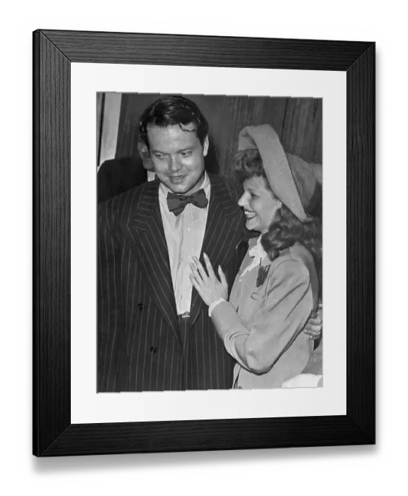 Framed Print : Orson Welles and Rita Hayworth Framed Print : Orson Welles and Rita Hayworth