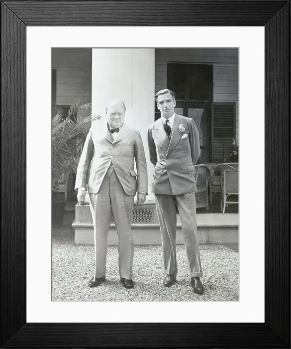 Framed Print : Anthony Eden and Winston Churchill Framed Print : Anthony Eden and Winston Churchill