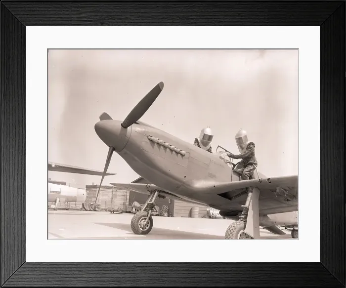 Framed Print : Cold Chamber Test for Mustang Fighter Framed Print : Cold Chamber Test for Mustang Fighter