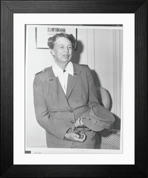 Framed Print : Eleanor Roosevelt Smiling Framed Print : Eleanor Roosevelt Smiling