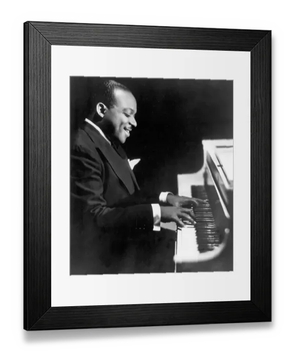 Framed Print : Count Basie Playing Piano Framed Print : Count Basie Playing Piano