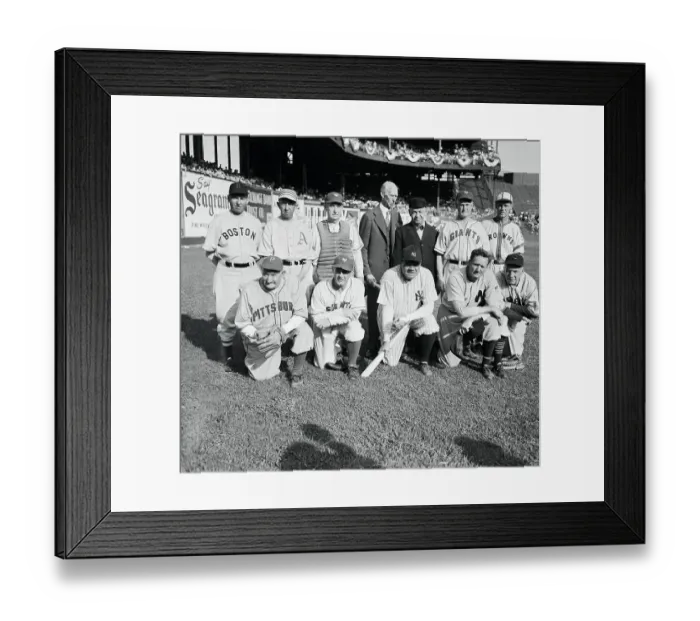 Framed Print : Baseball Hall of Famers Framed Print : Baseball Hall of Famers