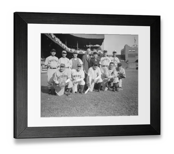 Framed Print : Group Portrait of Baseball's Oldtimers Framed Print : Group Portrait of Baseball's Oldtimers