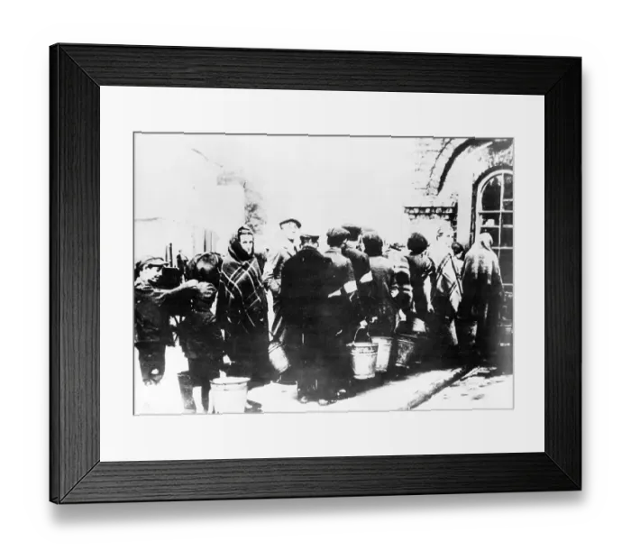 Framed Print : Polish Jews Waiting