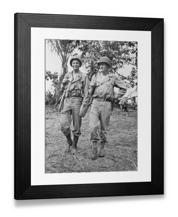 Framed Print : Archibald Roosevelt and Carl E. Webber in New Guinea Framed Print : Archibald Roosevelt and Carl E. Webber in New Guinea