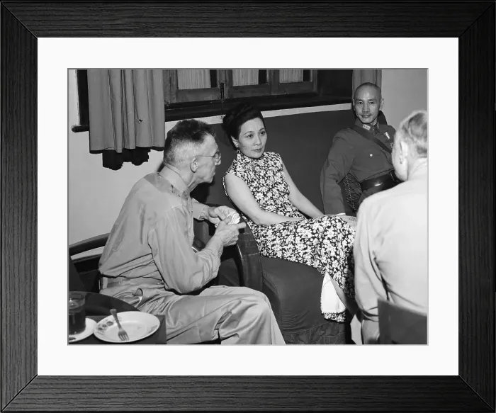 Framed Print : Joseph Stilwell And Chiang Kai Shek Framed Print : Joseph Stilwell And Chiang Kai Shek