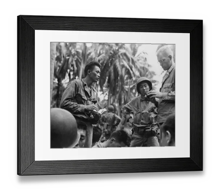 Framed Print : Just After Americans Took Rendova Island Framed Print : Just After Americans Took Rendova Island
