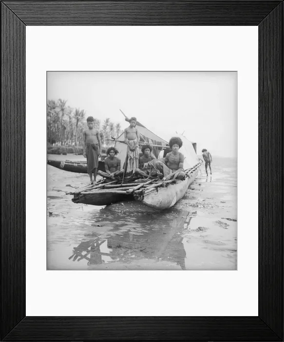 Framed Print : Natives of Hood Point Village Framed Print : Natives of Hood Point Village