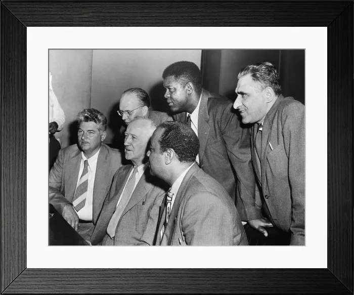 Framed Print : Communists in Conspiracy Trial