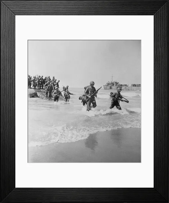 Framed Print : Attacking American Soldiers Framed Print : Attacking American Soldiers