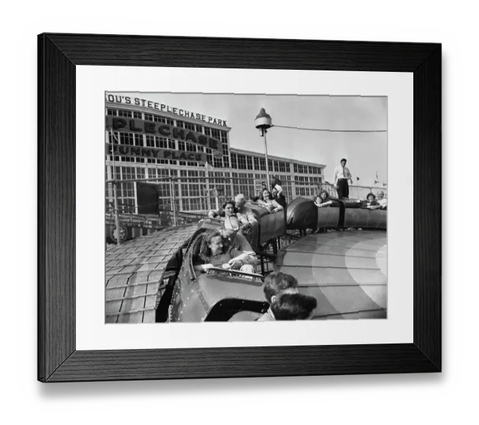 Framed Print : Silver Streak at Coney Island Framed Print : Silver Streak at Coney Island