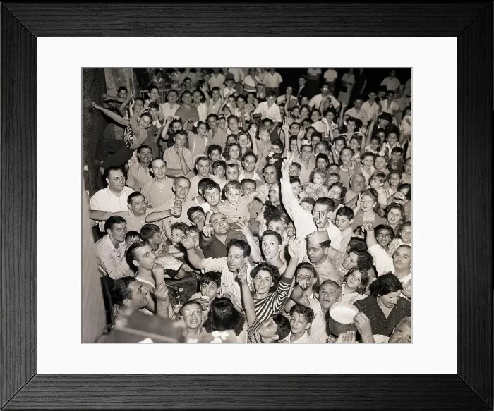 Framed Print : Welcoming Home Party for Jimmy Dimaggio Framed Print : Welcoming Home Party for Jimmy Dimaggio