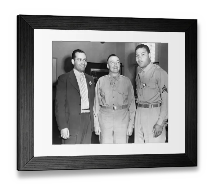 Framed Print : Joe Louis Talking About Putting On Boxing Shows Framed Print : Joe Louis Talking About Putting On Boxing Shows