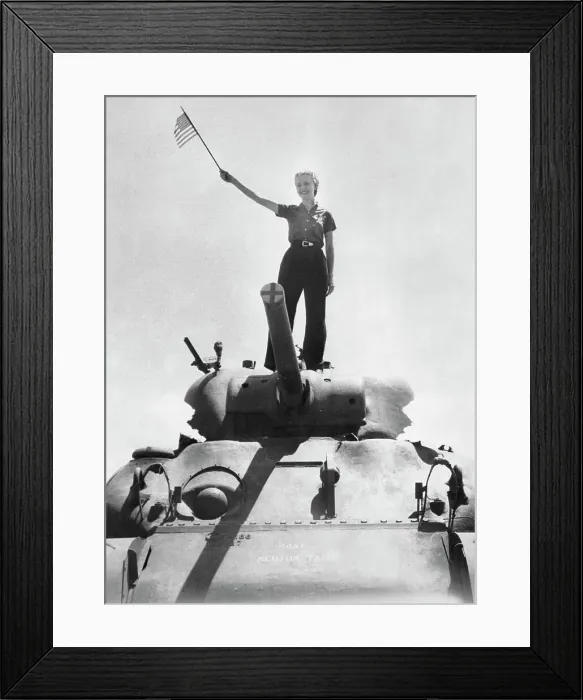 Framed Print : The Send Off for a Finished Tank Framed Print : The Send Off for a Finished Tank
