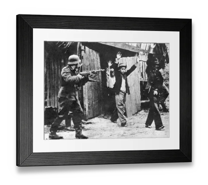 Framed Print : German Troops Capturing Bolshevists Framed Print : German Troops Capturing Bolshevists