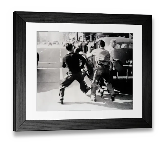 Framed Print : Twenty-four Die in Detroit Race Riots 1943 Framed Print : Twenty-four Die in Detroit Race Riots 1943