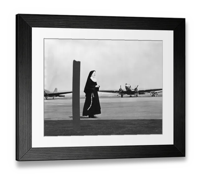 Framed Print : Flying Nun at the Airfield Framed Print : Flying Nun at the Airfield