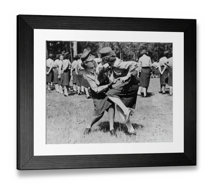Framed Print : World War Two United States Marine Corps Women's Reserve 1943 Framed Print : World War Two United States Marine Corps Women's Reserve 1943