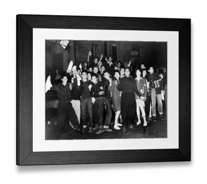 Framed Print : Teenagers During Zoot Suit Riots Framed Print : Teenagers During Zoot Suit Riots