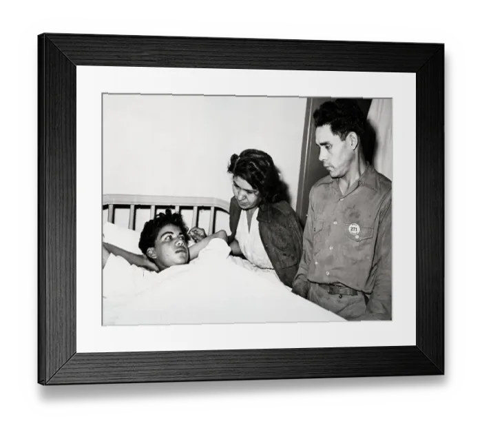 Framed Print : Young Zoot Suitor in Hospital Bed Framed Print : Young Zoot Suitor in Hospital Bed