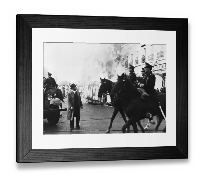 Framed Print : Plaza Mayo During the Revolution of 1943 Framed Print : Plaza Mayo During the Revolution of 1943