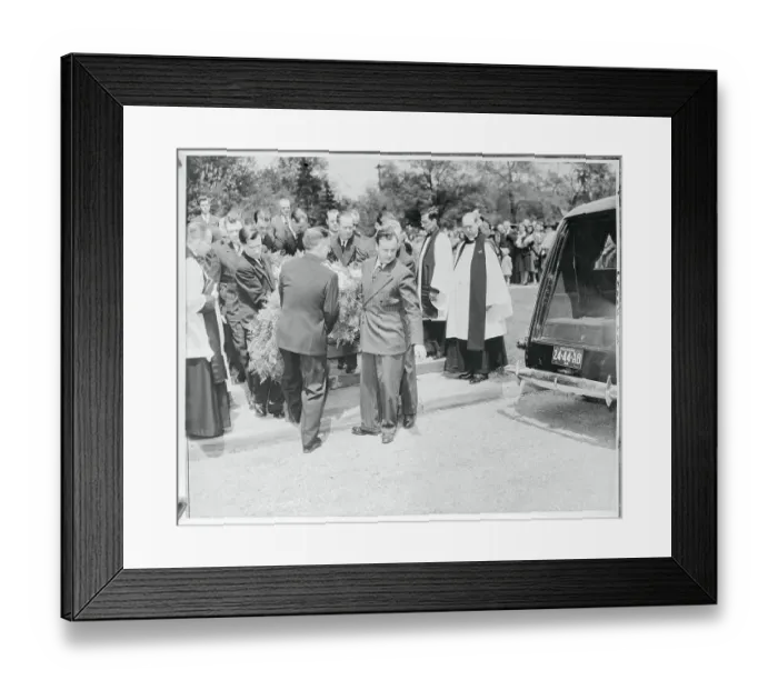 Framed Print : Men Carrying the Casket of Edsel Ford Framed Print : Men Carrying the Casket of Edsel Ford