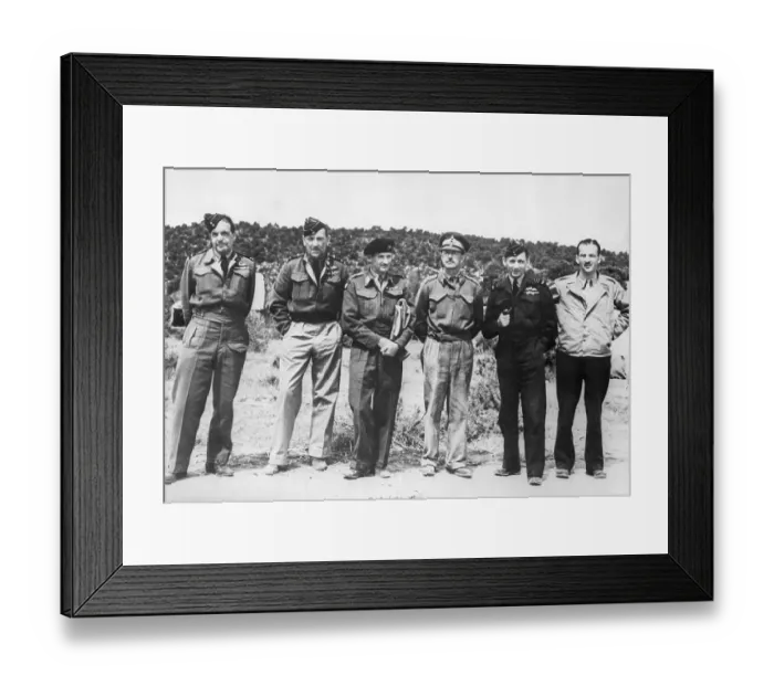 Framed Print : Allied Military War Chiefs Framed Print : Allied Military War Chiefs
