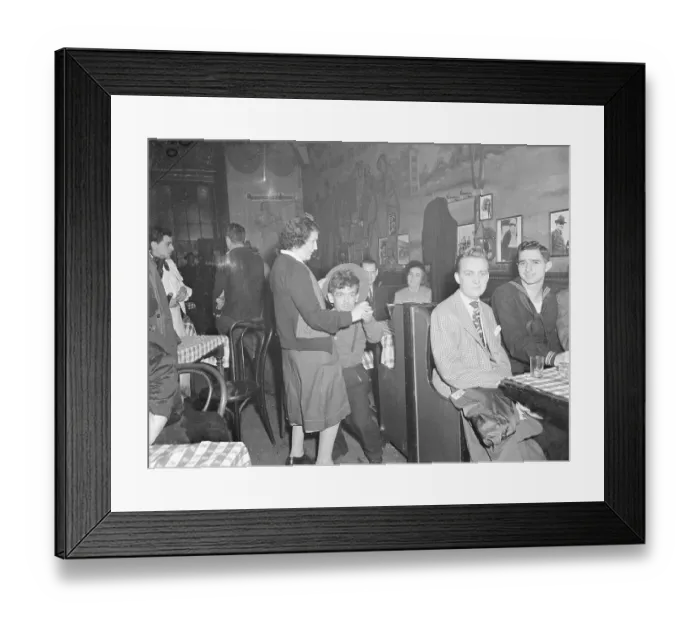 Framed Print : Woman Dancing with Shorty Framed Print : Woman Dancing with Shorty
