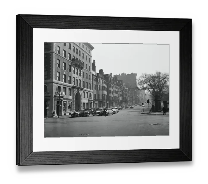 Framed Print : Automobiles Awaiting Traffic Light Framed Print : Automobiles Awaiting Traffic Light