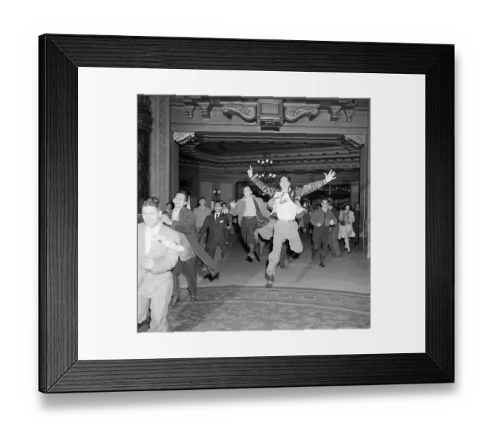 Framed Print : Running for Tommy Dorsey Tickets Framed Print : Running for Tommy Dorsey Tickets