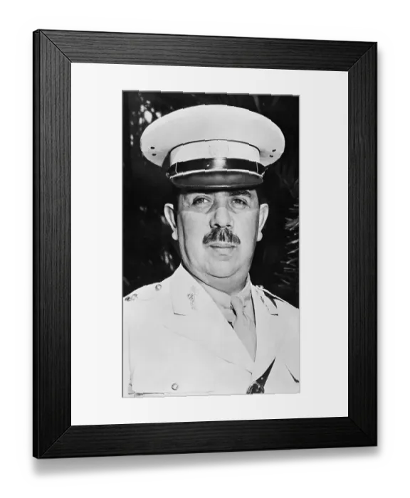 Framed Print : President General Lazaro Cardenas